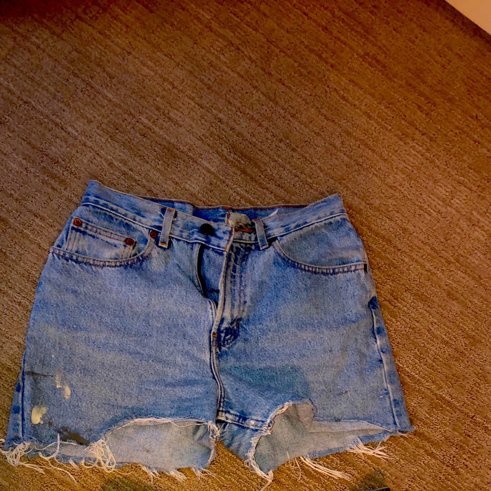 High waisted mom shorts